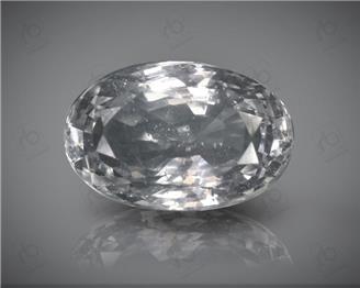 White Topaz Natural Certified 8.71 CTS. ( 1186 )